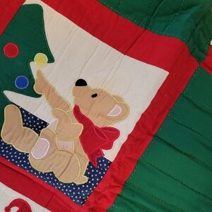Holiday quilted throw, new/unused, 50"x60", quilt, throw